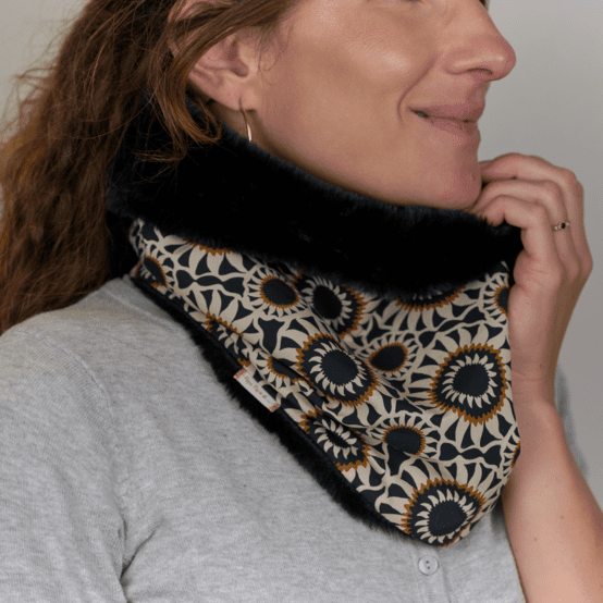 Adult Fur scarf snood attrape soleil