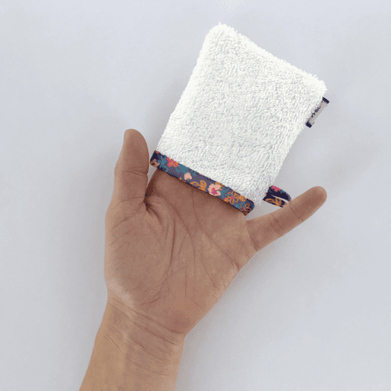 Make-up Remover Glove hippie fleurie