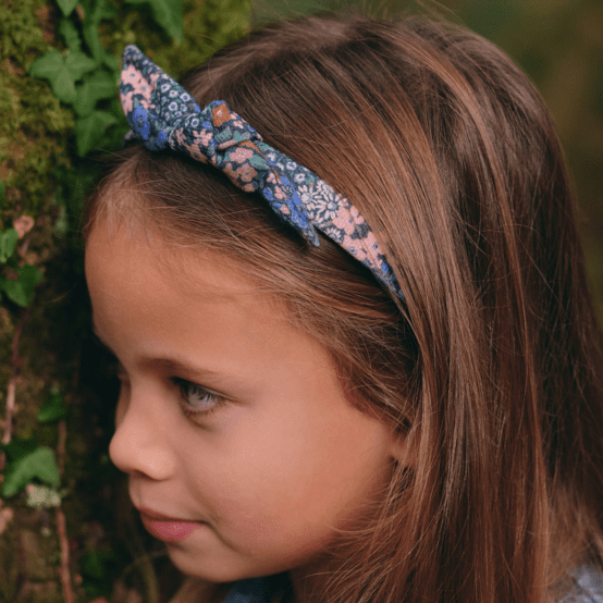 bow headband monet lilas