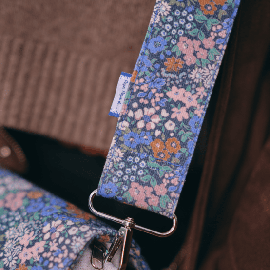 Wide shoulder strap monet lilas