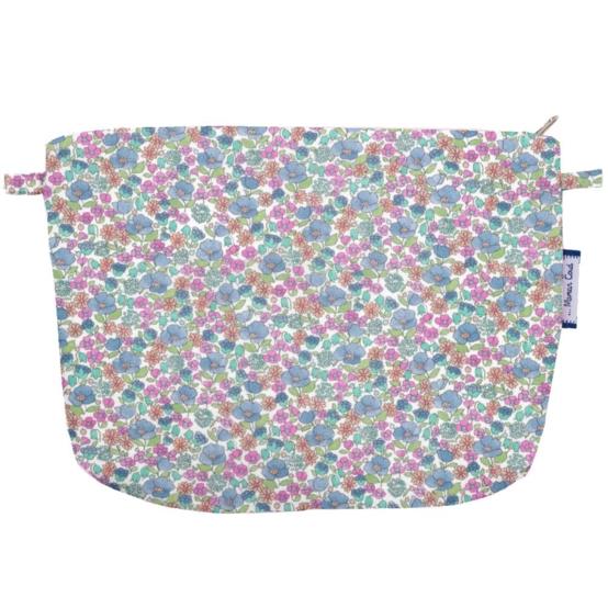 Coton clutch bag pastel fleuri