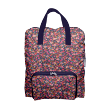 Foldable rucksack Gaby hippie fleurie