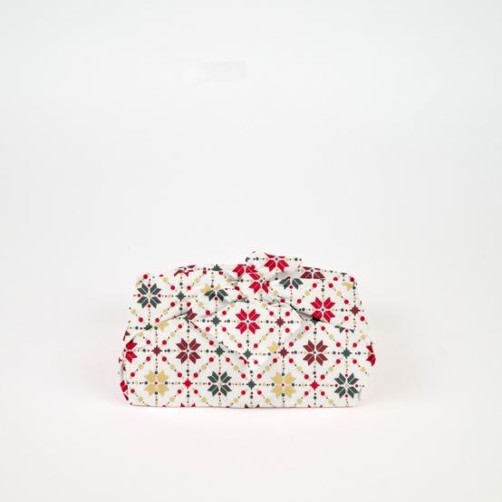 Furoshiki medium 48x48 ex2318 golden ecru scandinavian geometric