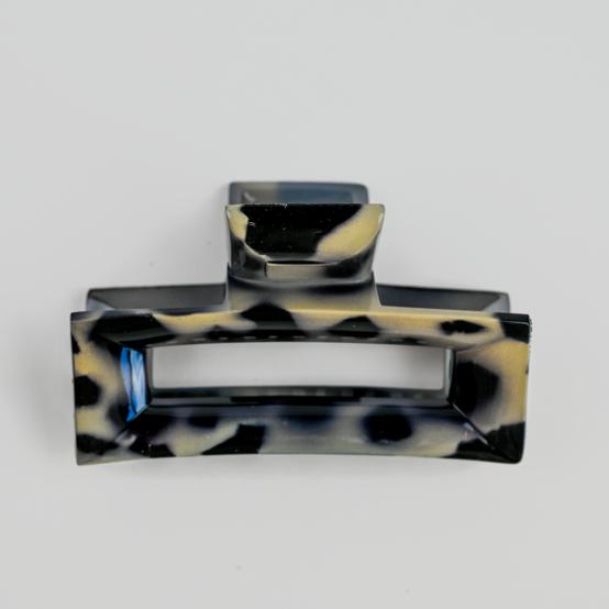 Large Rectangular Hair Clip cheetah