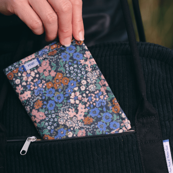 Compact wallet monet lilas