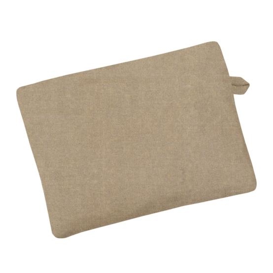 Foldable tote bag golden linen