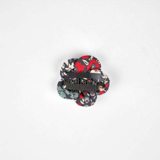 Mini Flower petal hair slide jardin d'aurore