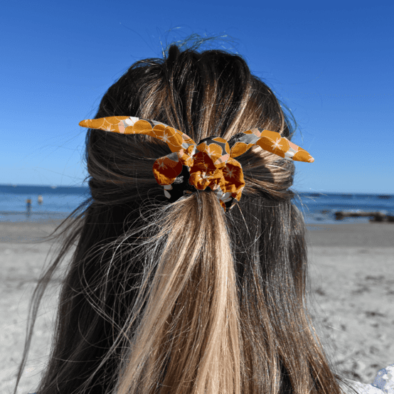 Bunny ear Scrunchie coton d'or