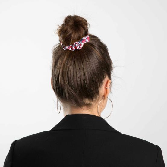 Small scrunchie rouge corolle