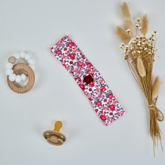 Jersey knit baby headband rouge corolle