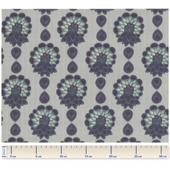 Cotton veil fabric lotus vert