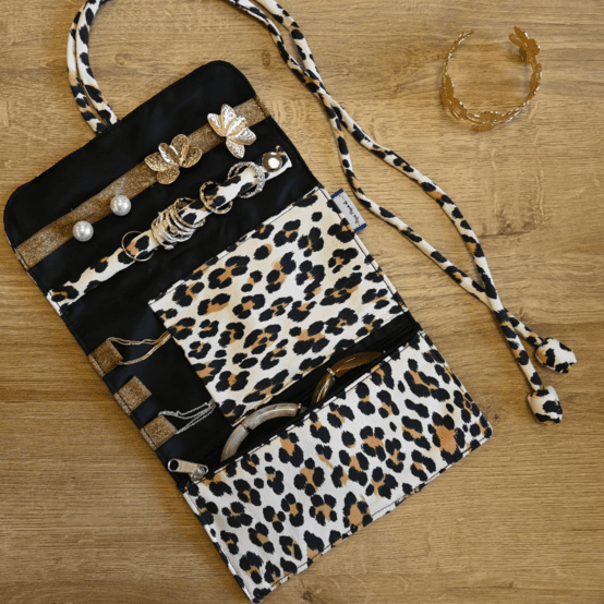 Jewelry pouch leopard