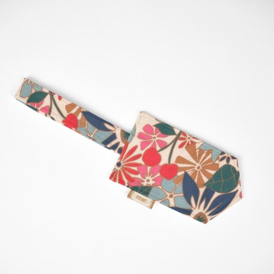 Luggage Tag cerise en fleur