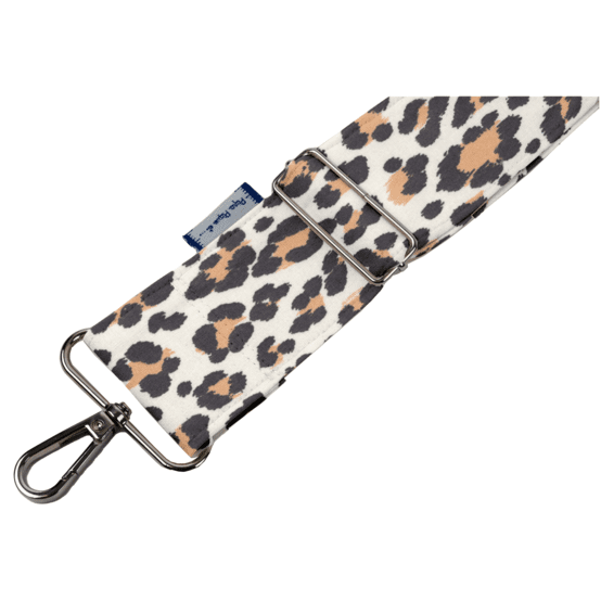 Wide shoulder strap leopard
