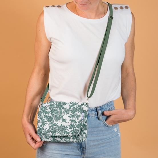 Length removable strip  vert fougère