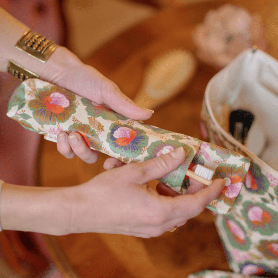 Toothbrush bag fleur de thé