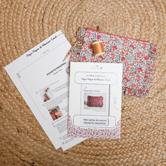 Pattern Froufrou Clutch Bag