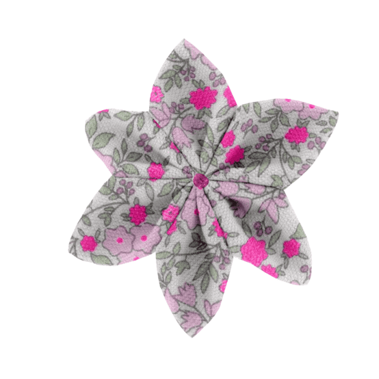 Star flower hairslide serenade fluo