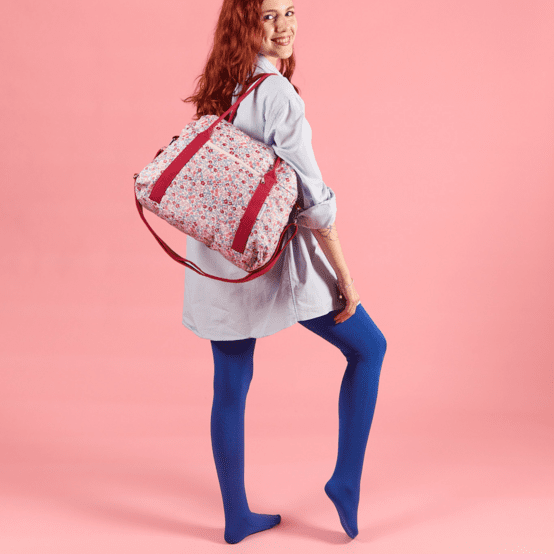 Bowling bag  rose grenadine