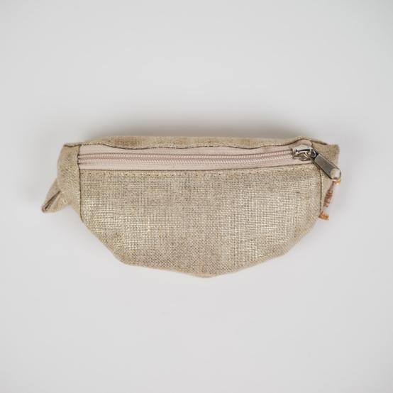 Banana wallet golden linen