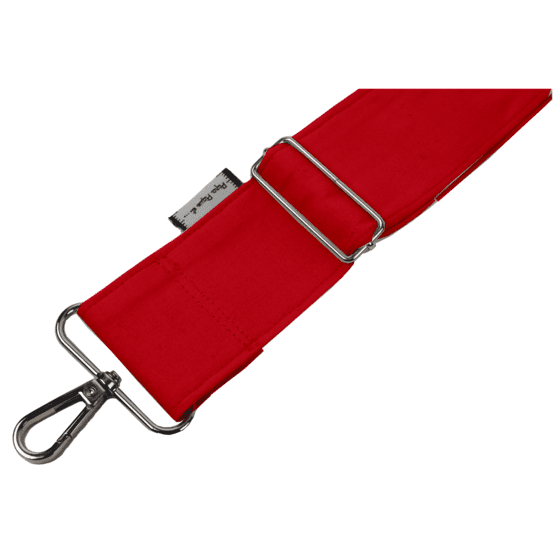 Wide shoulder strap red