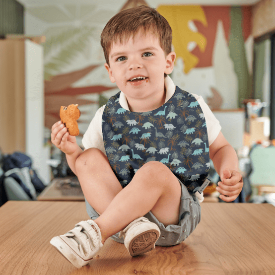 Elastic napkin child jurassic dino marine