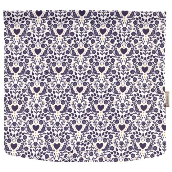 Square flap of saddle bag  scandinavia bleu