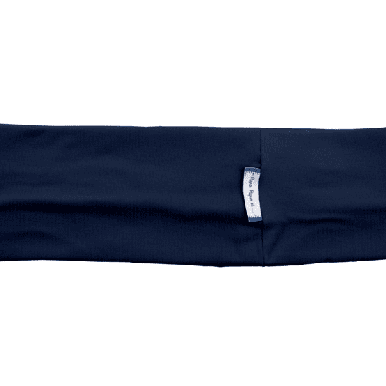 Stretch jersey headband  navy blue