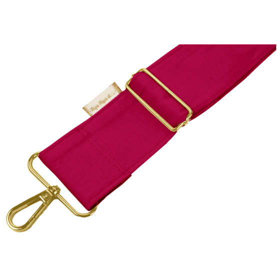 Wide shoulder strap burgundy