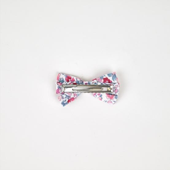 Ribbon clip small  rose grenadine
