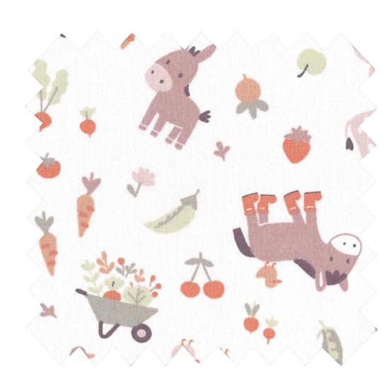 Cotton fabric ex2634 donkey with boots