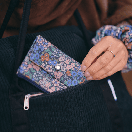 Mini coin purse pouch monet lilas