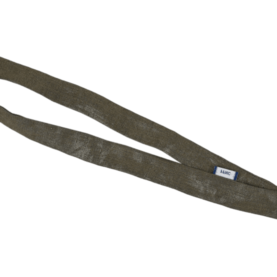 Lanyard necklace copper linen