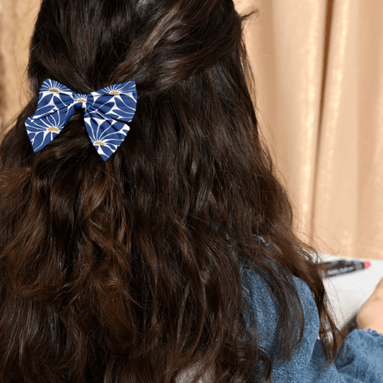 Bow tie hair slide soleil levant