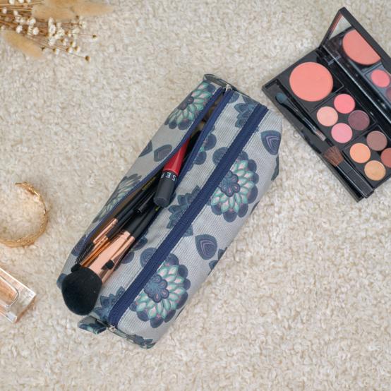 Double compartment school kit lotus vert