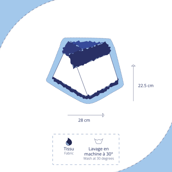 Children fur scarf snood ballet merveilleux