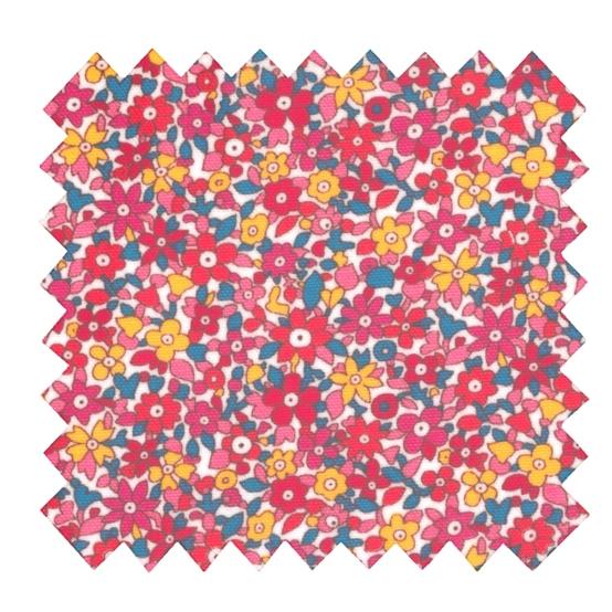 35cm coated fabric coupon cocktail de fleurs