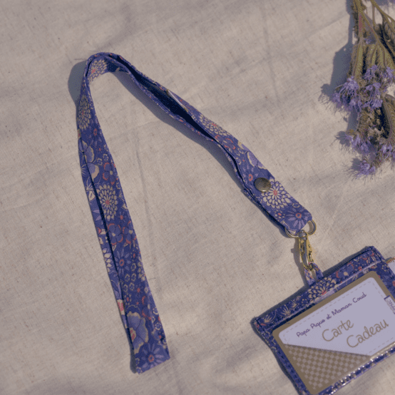 Lanyard necklace lavandula
