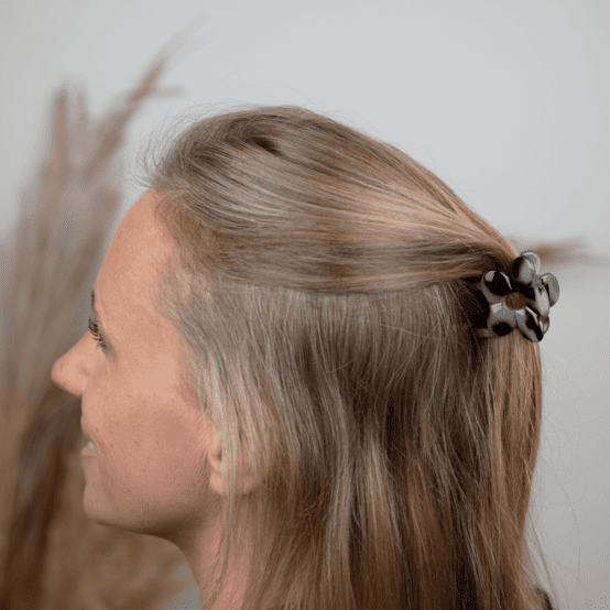 Small Flower Hair Clip cheetah