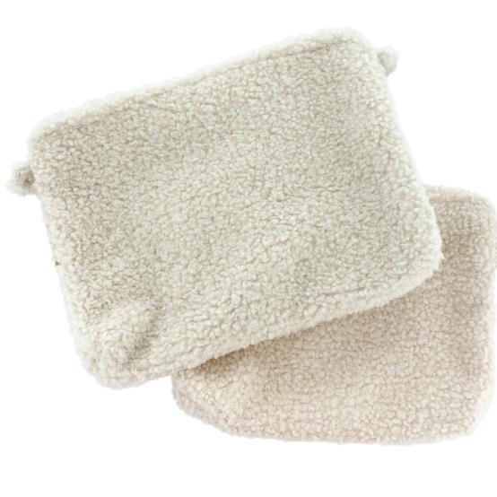 Coton clutch bag moumoute ivoire