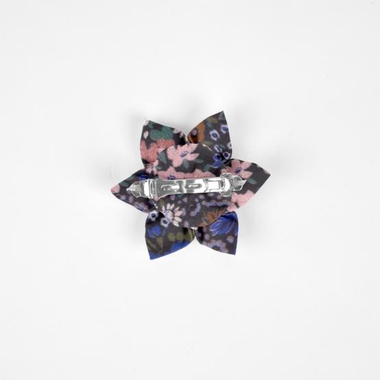 Star flower hairslide monet lilas