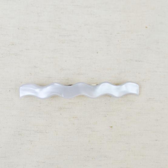  Long Wave Hair Clip pearly white