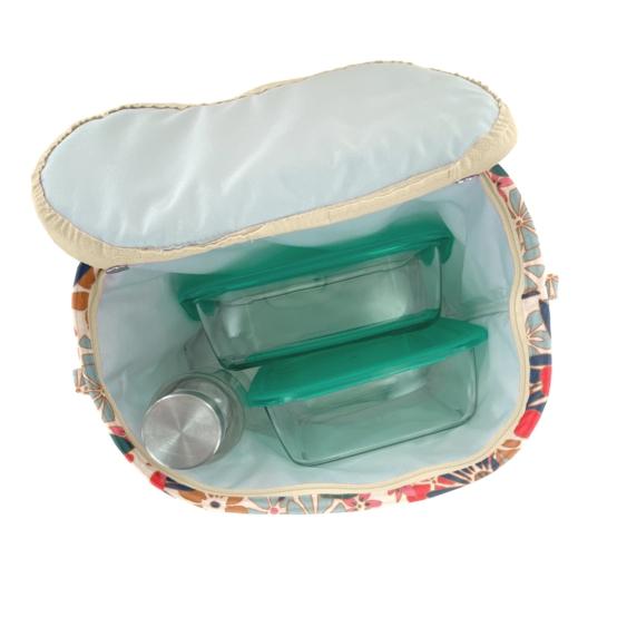 Cooler bag cerise en fleur