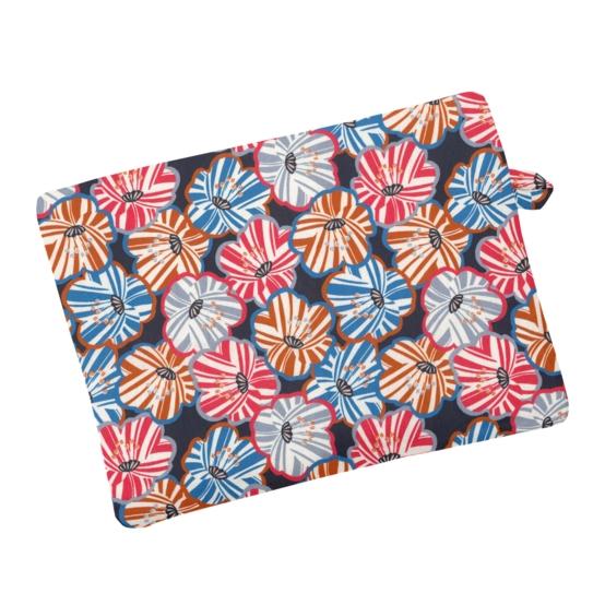 Foldable tote bag anémones rayées