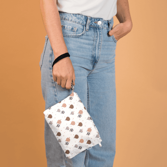 Coton clutch bag montgolfiere
