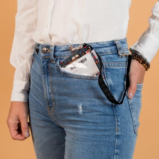 Badge Holder casse noisette