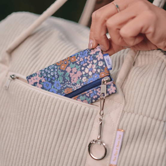 Keyring  wallet monet lilas