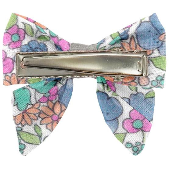 Mini bow tie clip pastel fleuri