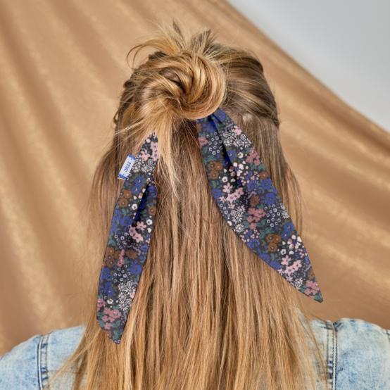 Short tail scrunchie monet lilas