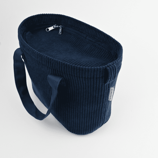 Cooler bag large navy orduroy 